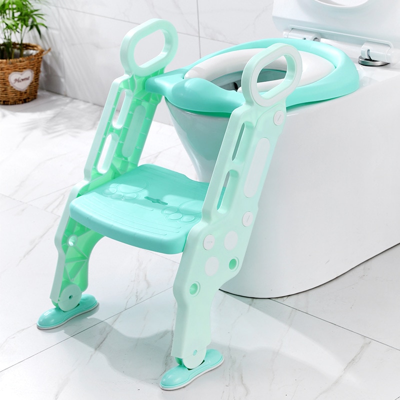 Kinderen wc-bril levert baby baby ladder opvouwbare wc auxiliary wc ladder