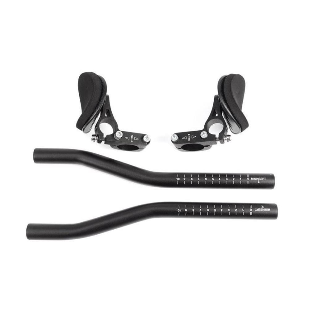 Bicycle Rest TT Handlebar Clip on Aero Bars Handlebar Aerobars Handlebar Rest Tri Bars Extension Cycling Road Triathlon Bik W6R7