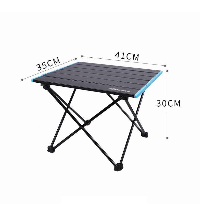 Bærbart campingbord udendørs aluminium klapbord bbq picnic bord havebord ultra-lette møbler vandre rejseudstyr: Default Title