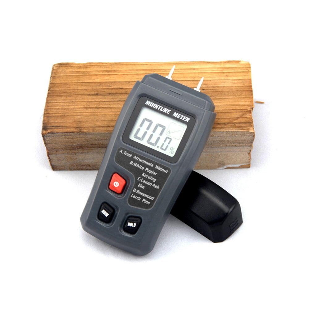 Moisture Meter Needle Wood Moisture Tester EMT01 Wood Moisture Analyzer Wood Moisture Meter LCD Humidity Tester