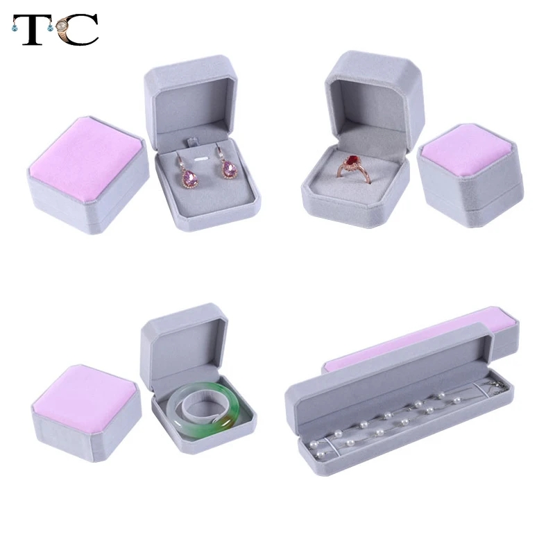 Schmuck Verpackung Box Ring Ohrringe Halskette Anhänger Armband Aufbewahrung Display Box Hochzeit Vorschlag Geschenkbox