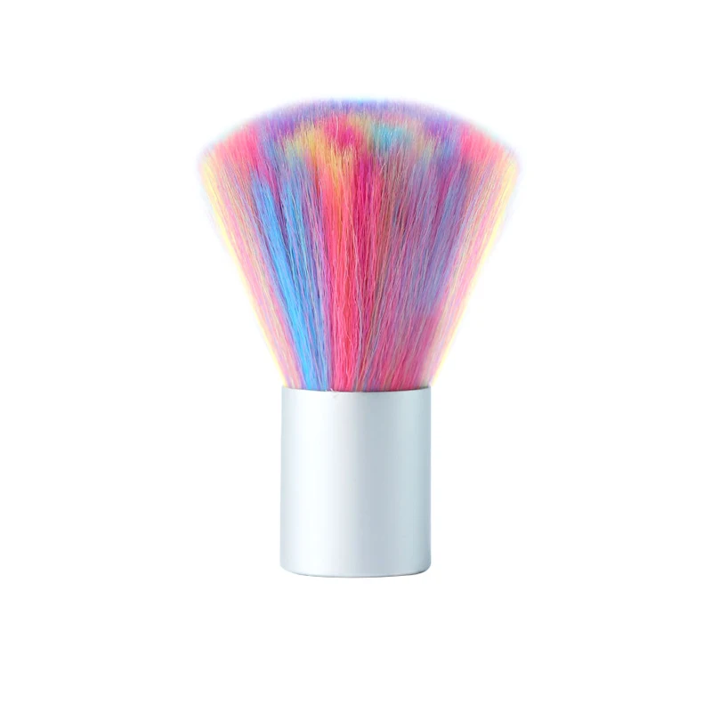 1 Stück Profis NäGel Kunst Pilz Pinsel runde Farbe Gel Staub reinigung machen-hoch Pinsel Manikübetreffend Zubehör Ausrügestochen Werkzeuge: transparent