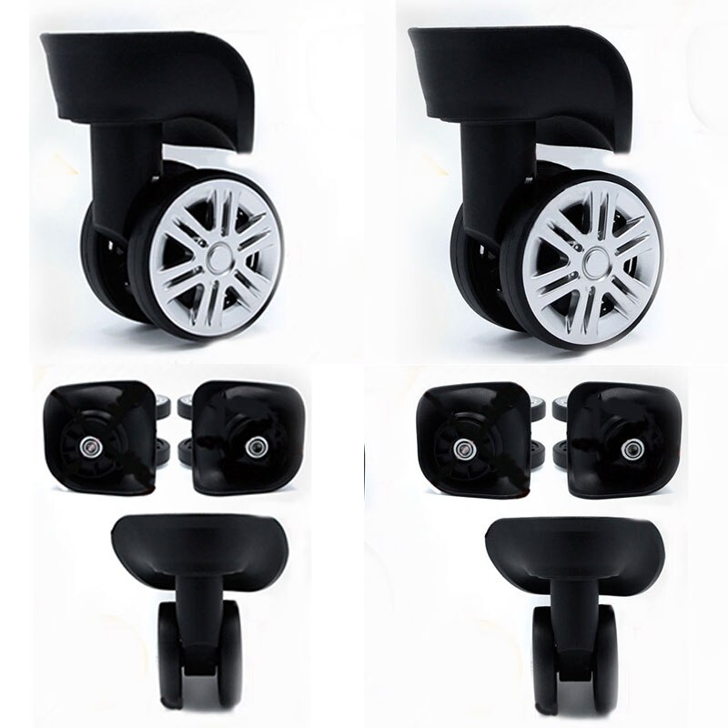 1 Paar A08 Vervanging Bagage Wielen Voor Koffers Reparatie Hand Spinner Caster Wielen Onderdelen Trolley Vervanging Rubber Wielen