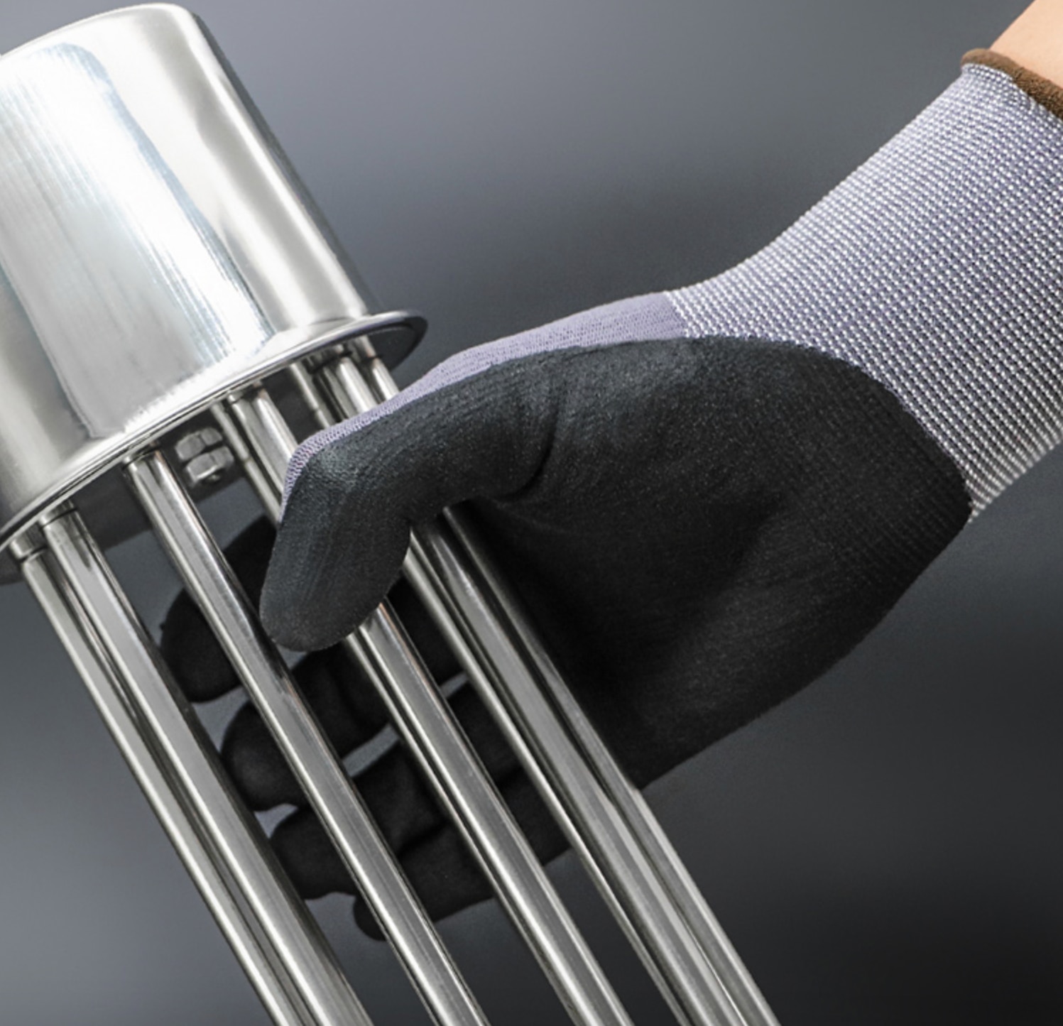 Guantes de nitrilo de alta flexibilidad para trabajo de jardinería, microespuma resistente a la abrasión, nailon, licra, CE 4131