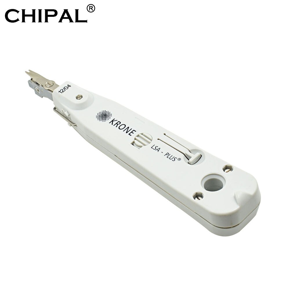 Chipal Professionele Originele Grijs Krone Lsa-Plus Telecom Telefoon Draad Kabel RJ11 RJ45 Punch Down Netwerk Tool Kit wire Cutter