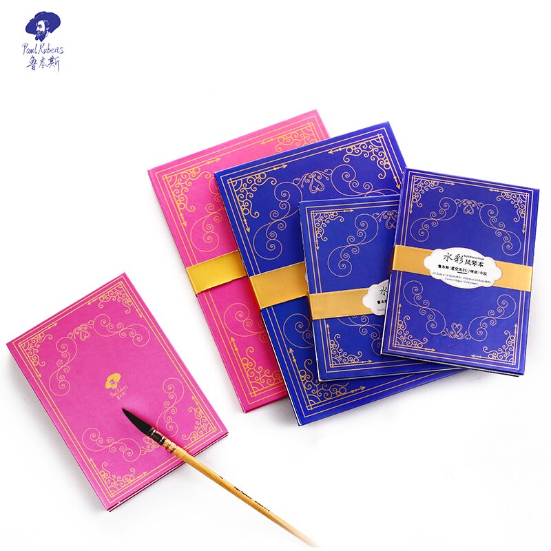 Paolo Rubens carta per acquerello A4 album da disegno pad per pittura taccuino da disegno portatile libri da colorare per adulti forniture d'arte per artista