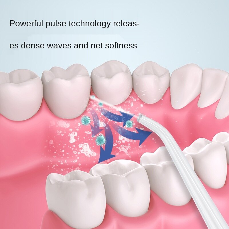 Vanntett munnskylling dental vannstråle vannflosser waterpik usb oppladbar vanntråd 300ml vanntank tennerenser