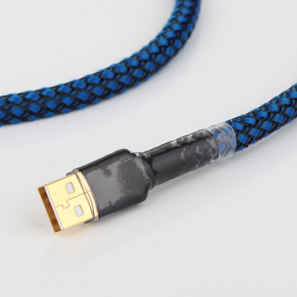 Cable USB de tipo A tipo B Cable de datos Hifi para DAC