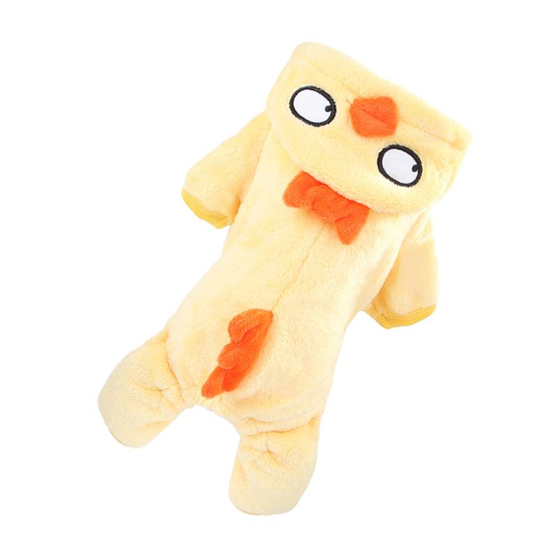 Adorable Pet Warm Coat Chicken Clothes Pet Coral Fleece Costume For Puppy Dog