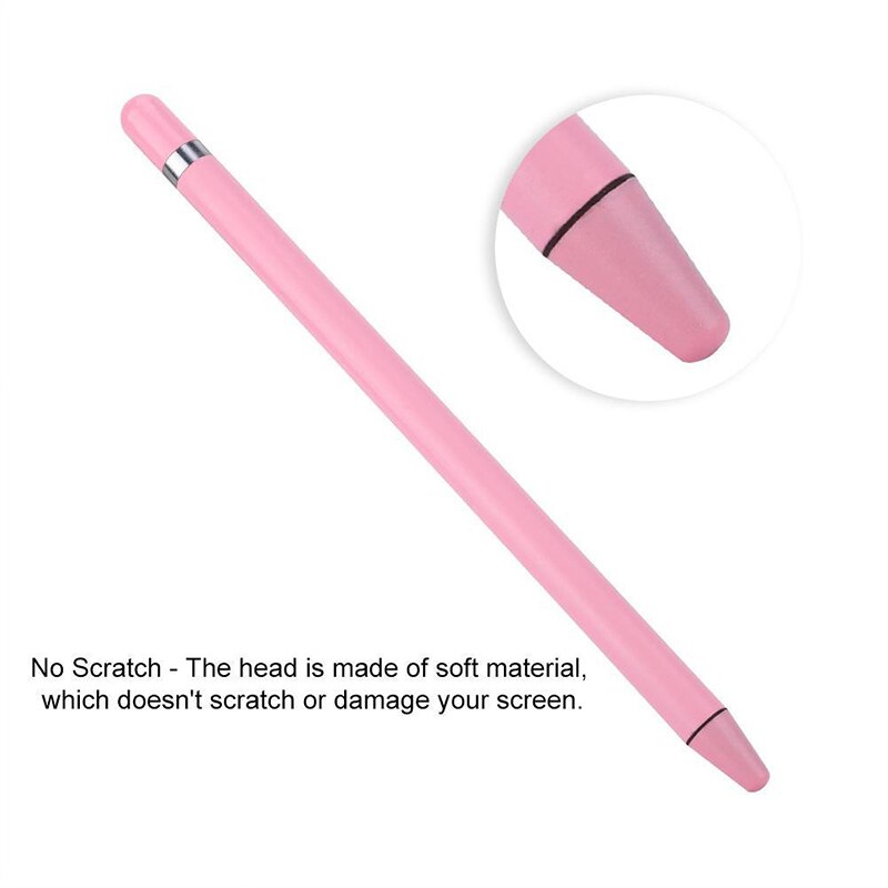 Universal Anti-fingerprints Soft Nib Capacitive Touch Screen Stylus Pen Compatible for All Touch Screen Smartphones and Tablets