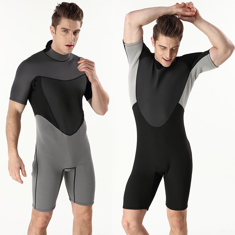 2 MILLIMETRI uomini liberi di trasporto In Neoprene Scuba Diving Suit Warm Anti Freddo A Maniche Corte Pantaloni di Scarsità Sommergibile Tuta surf vestito di immersione subacquea per gli uomini
