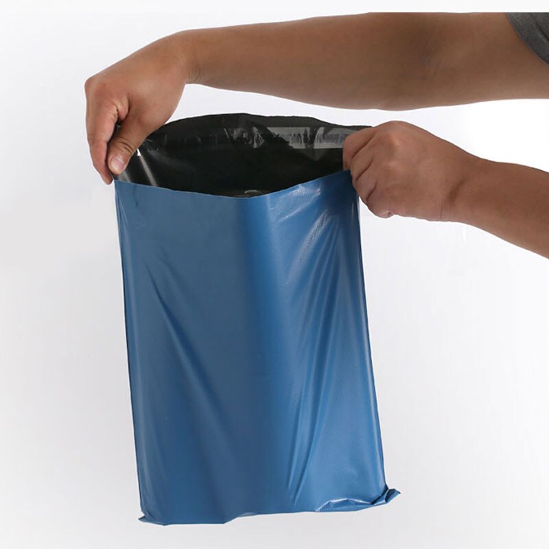 Blauwe Kleur Plastic Express Verpakking Zak Waterdichte Mailing Enveloppen Self Seal Post Tassen Kleding Koerier Opbergzakken