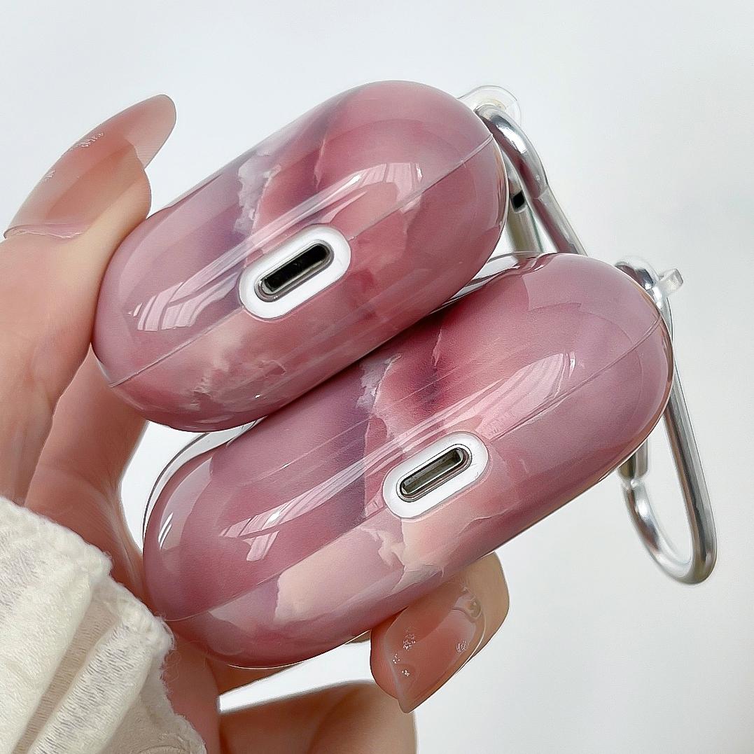 Draadloze Bluetooth-hoes voor AirPods1/2 AirPods3 AirPods pro en pro2 TPU-marmerkorrel oortelefoonhoes