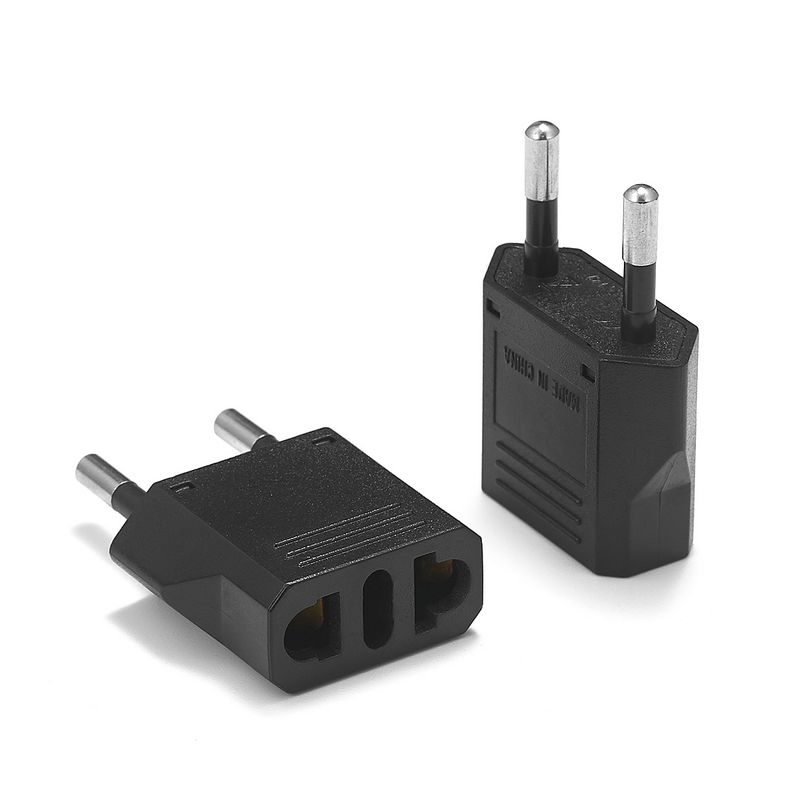 VS Naar EU Plug Adapter Converter Amerikaanse Naar Euro Europese Reizen Power Adapter Type C Europa Elektrische Stopcontact