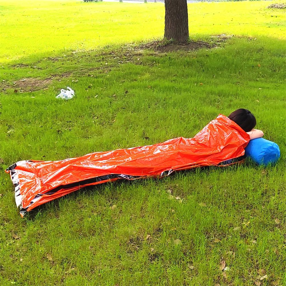 Sacco A Pelo Di Emergenza – Bivy Termico Leggero Per Sopravvivenza Outdoor – 1 Persona