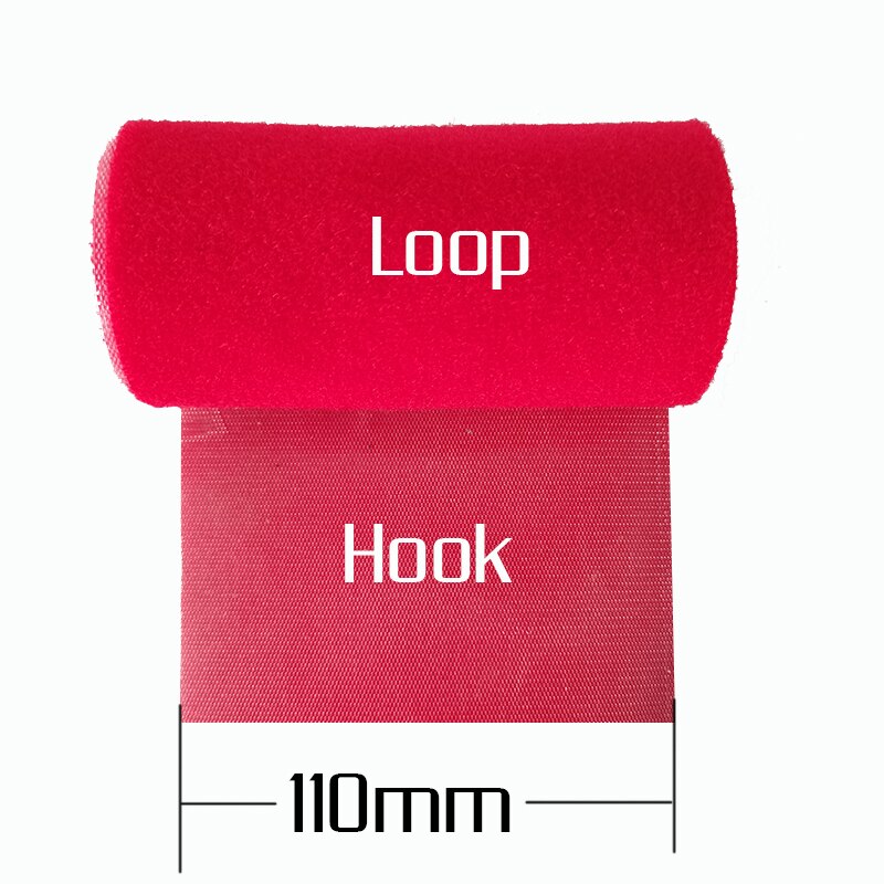 50mm * 2m Kabel Krawatten Magie Klebstoff Verschluss Band Haken und Schlaufen Clip Draht Linie Tabelle Band Klebrige Band Farbe