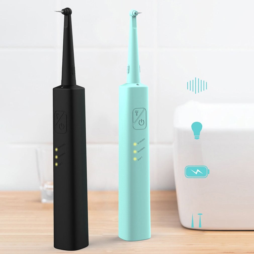 Portable Electric Shock Tooth Cleaner Plaque Remover Home Care Teeth Essential
