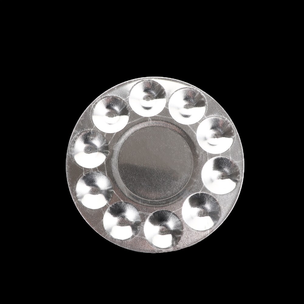 Artist Round Paint Palette Tray Metal Artist Watercolours Paint Mixing Palette Tray