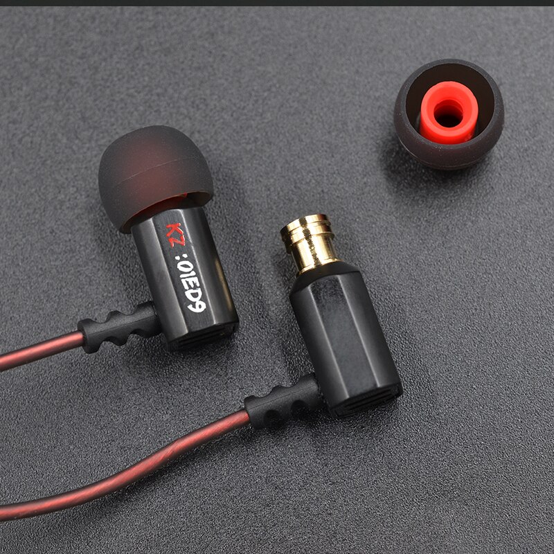 KZ ED9 In Ear Earphones Dynamic Drive Bass Music Phone Headset Fever HIFI Zinc Alloy Metal Earphones KZ EDX ZSTX ZSNPRO ATE