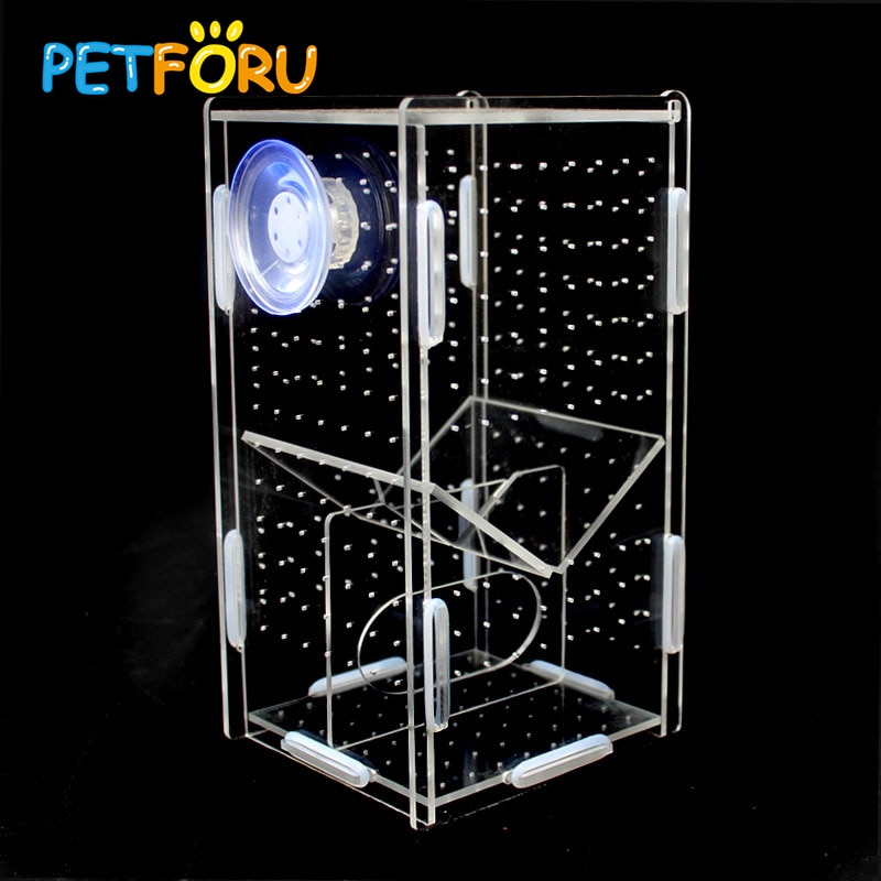 PETFORU Hängen Braten Baby Fisch Brüterei Inkubator Net Fisch Zucht Isolation Box Aquarium Zubehör Fisch und Aquatische Haustier Supplie