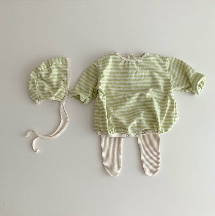 Simple ribbet baby strømpebukser bomuld baby pige strømpebukser børn strømper småbørn spædbørn drenge bukser