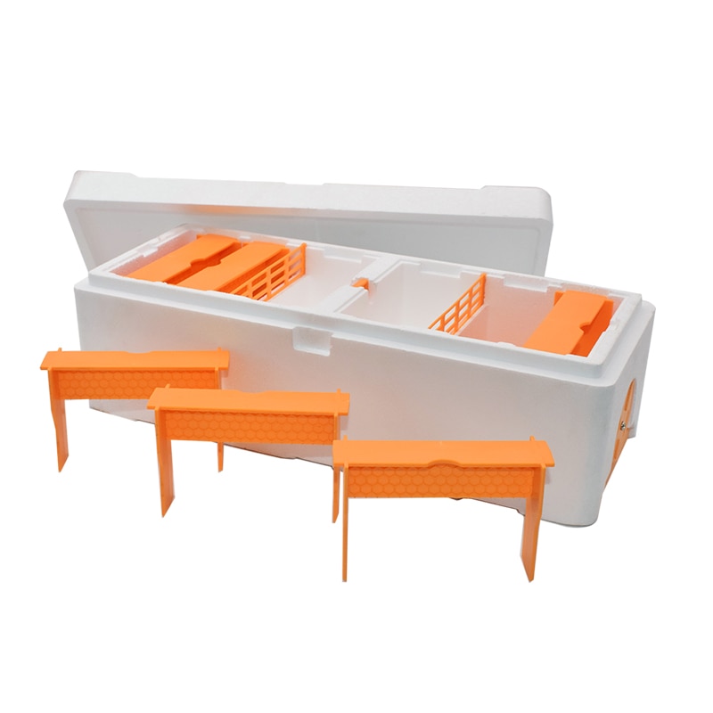 High Strength EPS Multi-Functional Queen Bee Hive Plastic Foam Two Queens Nucs Mini Mating Beehive Queen Rearing Nuc Beehive