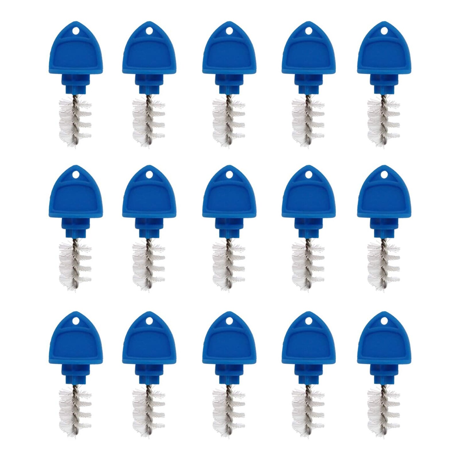 15 pièces robinet de bière pression robinet prise brosse nettoyage brosse + sanitaire robinet bec verseur noir couvercle becs: blue