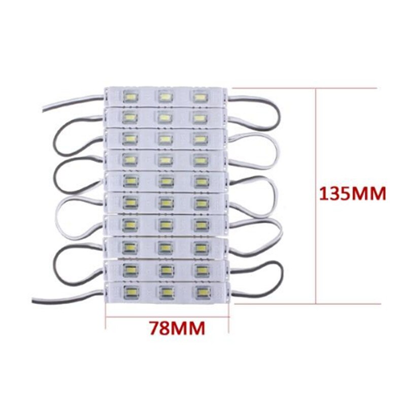 30LEDs SMD 5630LED Module Light Injection Decorative Waterproof Strip Light 12V Super Bright Advertising LED Module Lamp