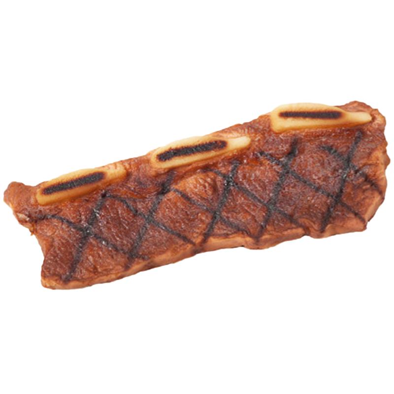 Comida Artificial realista crudo y asado carne Artificial exhibición de alimentos Prop: B