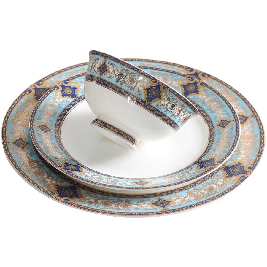 impostato di tazze da caffè e piattini per tazze da caffè in porcellana di lusso in stile britannico Piatto in ceramica barocca impostato di tazze da tè pomeridiano retrò Miglior regalo