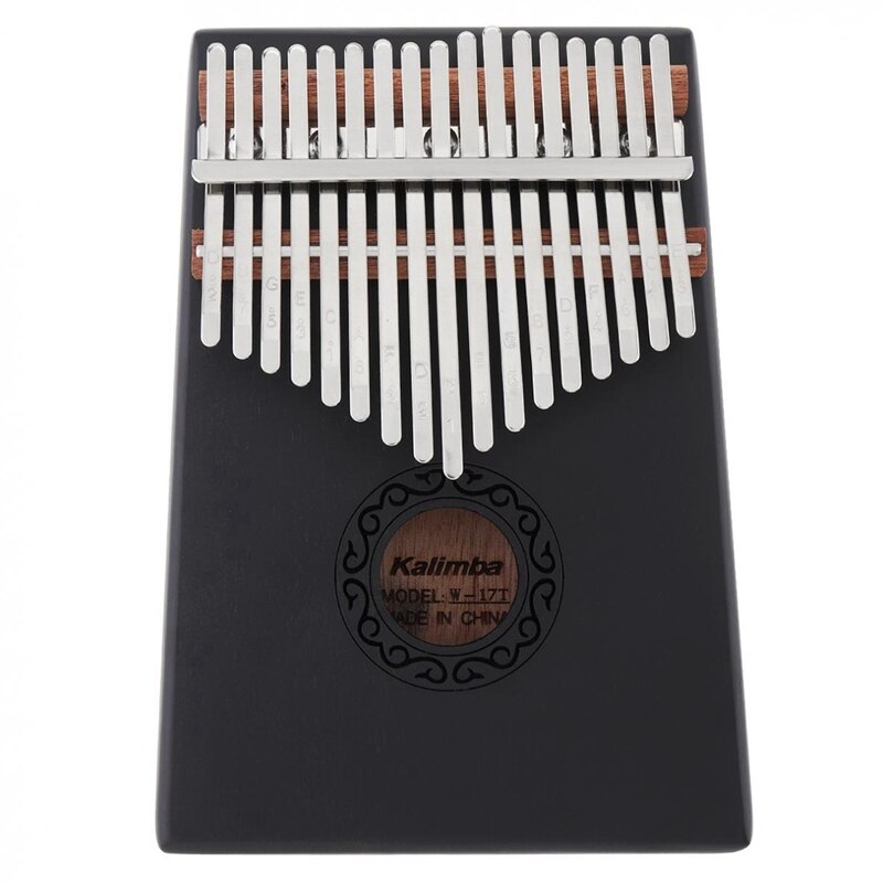1 set 17 tangenter svart enkelbräde mahogny tumpiano mini keyboardinstrument med kompletta tillbehör & 1 st lokljud m