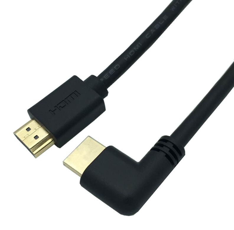 4 K * 2 K 60 HZ HDMI 2.0 Maschio a HDMI v2.0 Imbottiture & Up & Left & a destra Ad Angolo di 90 gradi Maschio HD Cavo di estensione HDMI 2.0 v cavo ad angolo