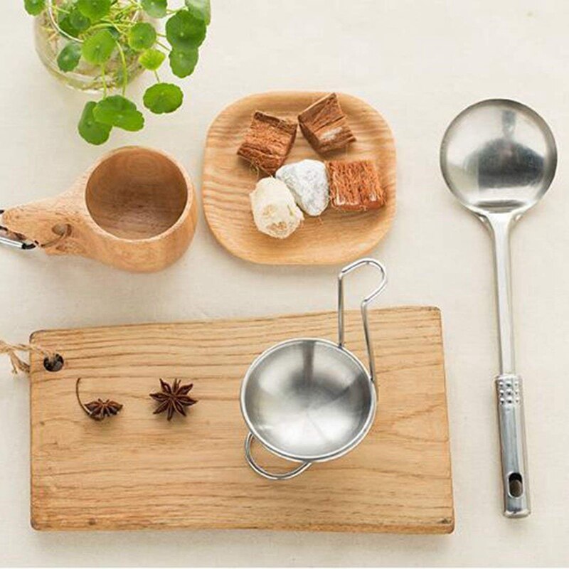 Stainless Steel Spoon Rest Holder,Long Handle Vertical Saving Soup Ladles Holders Ladle Rest Soup Ladle Holder
