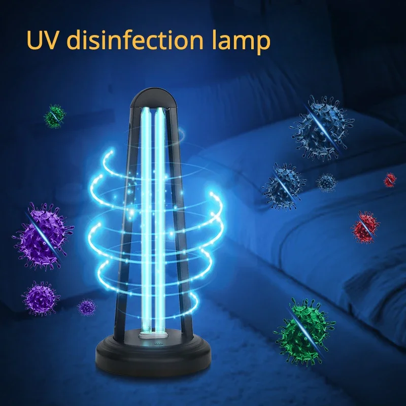 Lámpara portátil ultravioleta, lámpara germicida de ozono para el hogar, esterilización móvil, eliminación de ácaros interiores, luz de desinfección UV portátil