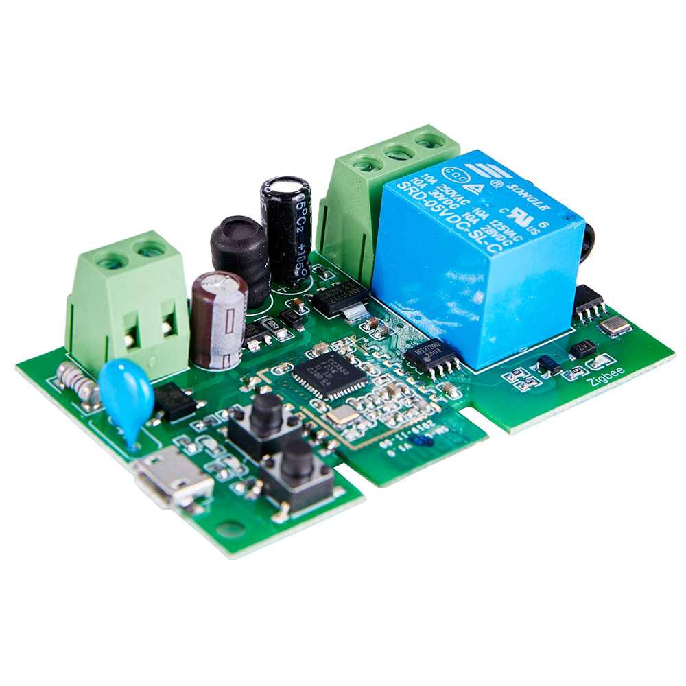1CH Tuya inteligentny przekaźnik Zigbee moduł odbiorczy przełącznik AC/DC 12V 24V RF433 bezprzewodowy pilot zdalnego sterowania z inteligentnym życiem Alexa Google