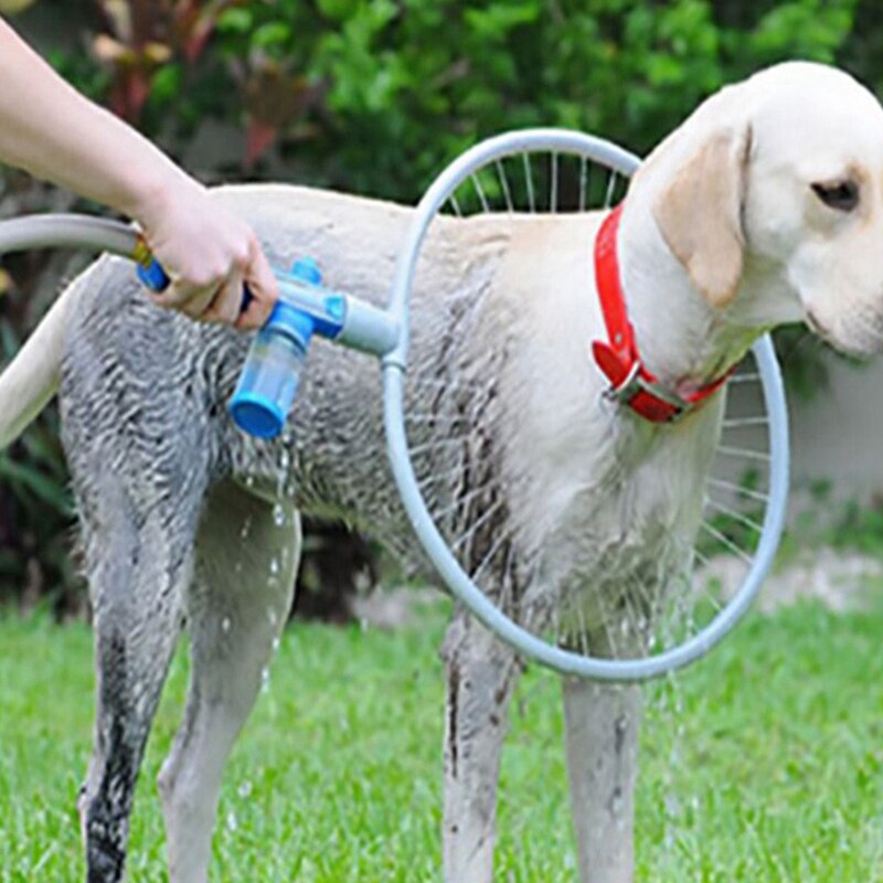 360 Graden Surround Snelle Reiniging Sproeiers Voor Huisdier Ring-Vormige Hond Wassen Bad Sproeiers Dierbenodigdheden Huisdier Douche Tool: Default Title