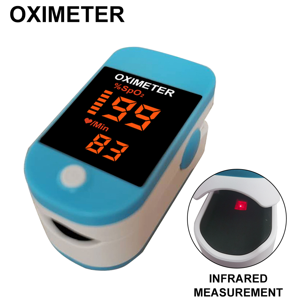 MOX01 Vinger Klem Oximeter Hartslag SPO2 Monitor Blood Oxygen Test Meter Bloed Oximeter Zuurstofverzadiging Monitor