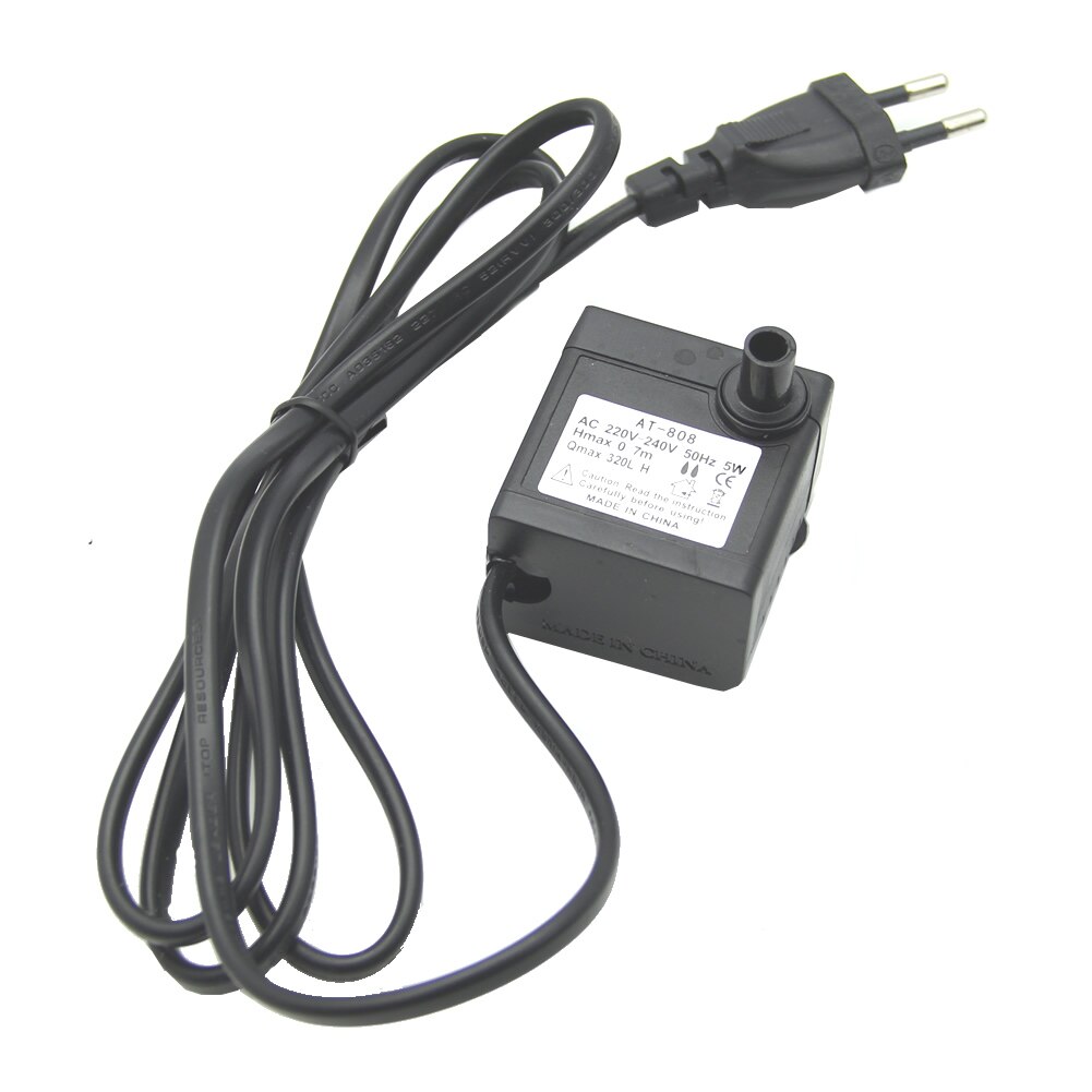 Aquariumwaterkoeler, 2 in 1 Stille Werking Snelle Koeling, Koeling en Verwarmingsaanpassing voor ≤20L Aquarium met Waterslang en Pomp AC100-240V ( EU-stekker