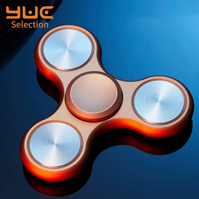 YUC Matte Alloy Hand Spinner Mute Bearing R188 Metal Finger Spinner Advanced feel Relief Stress Toy Kids Finger Fidget Spinner