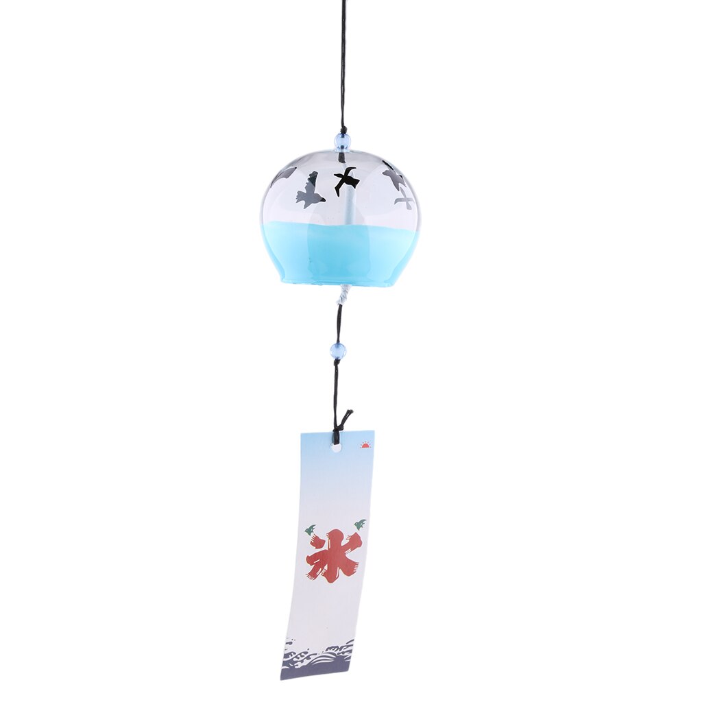 japonaise verre vent cloche Furin vent carillons maison suspendus décor: 7