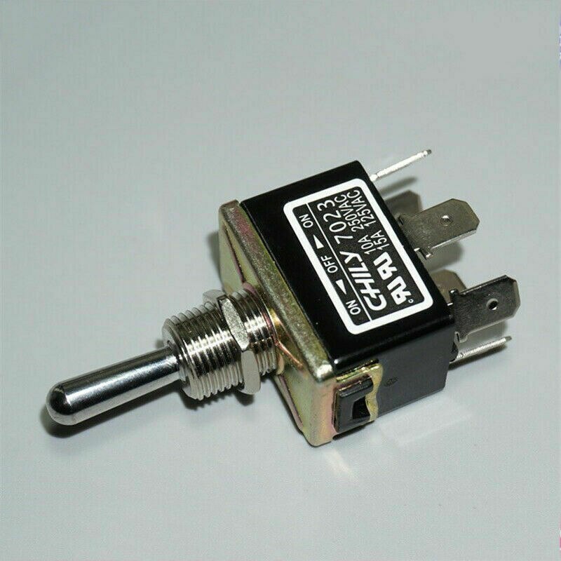 CHILY 7023 Toggle Switch 10A250VAC 15A125VAC 6PIN ON/OFF/ON Rocker Toggle Switch