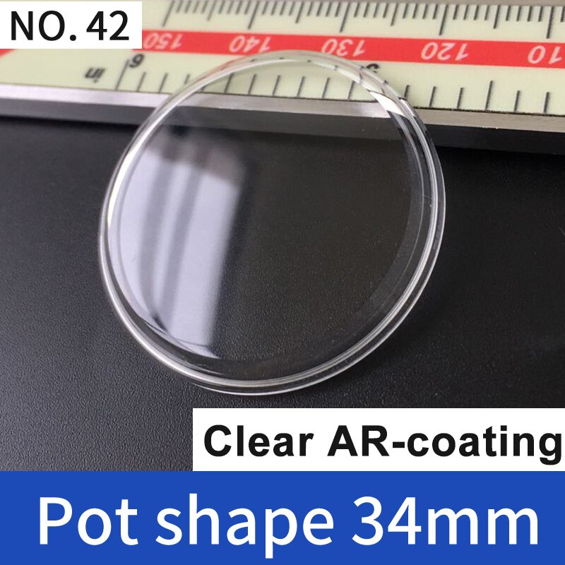 GLASS CRYSTAL FOR VINTAGE SEIKO6138-0040 Bullhead 6138-0011 UFO 340W14GN: 340W14GN(Clear)