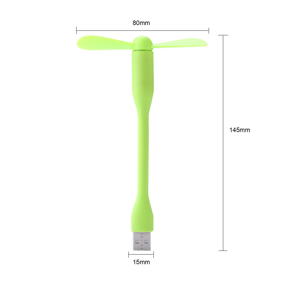 USB Small Fan Flexible Bendable Mini Fan For Power Bank Laptop PC Charger Portable Hand Cooling Fans For Computer Summer Gadgets: PURPLE