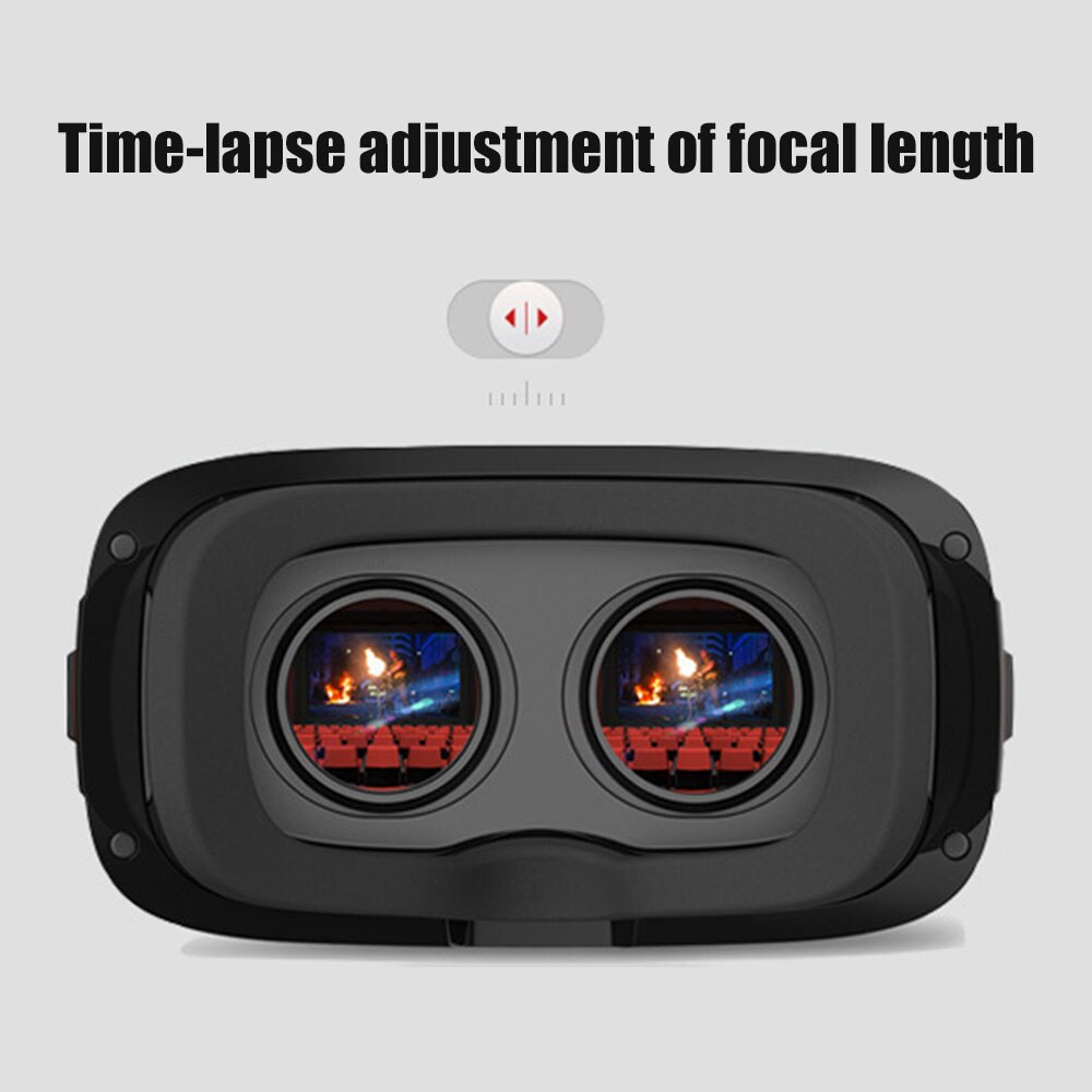3d vr briller kodeng vr briller bærbar rejse virtual reality briller asfærisk linse fokusjustering til ios og android
