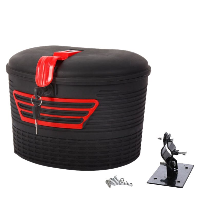 Cesta de almacenamiento para patinete eléctrico Xiaomi M365, con cerradura, plegable, novedad: Default Title