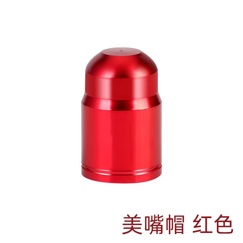Fiets Franse Lucht Nozzle Cap Amerikaanse Berg Snelweg Voertuig Auto Schoonheid Mond Franse Ventiel Ventiel Core Stofdicht Cap: Red 2