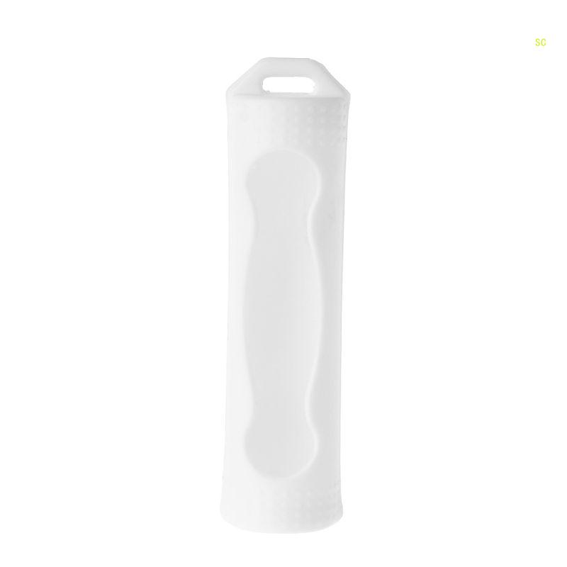 Housse protection en Silicone pour batterie 18650, protection, pochette pour batterie, directe: WHITE