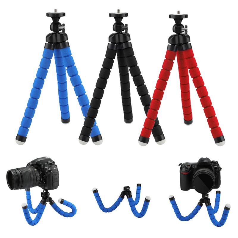 Universal Flexible Sponge Octopus Tripod For IPhone Samsung Xiaomi Huawei Mobile Phone Smartphone Tripod For Digital Camera