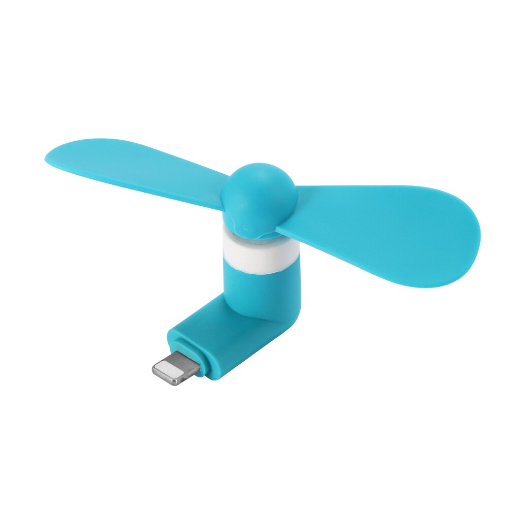 USB Ventilation Fan Cooling Portable Mini Electric Fan Cooler Ventilation Fan Low Noise Strong Wind For IPhone Smartphones: Brown