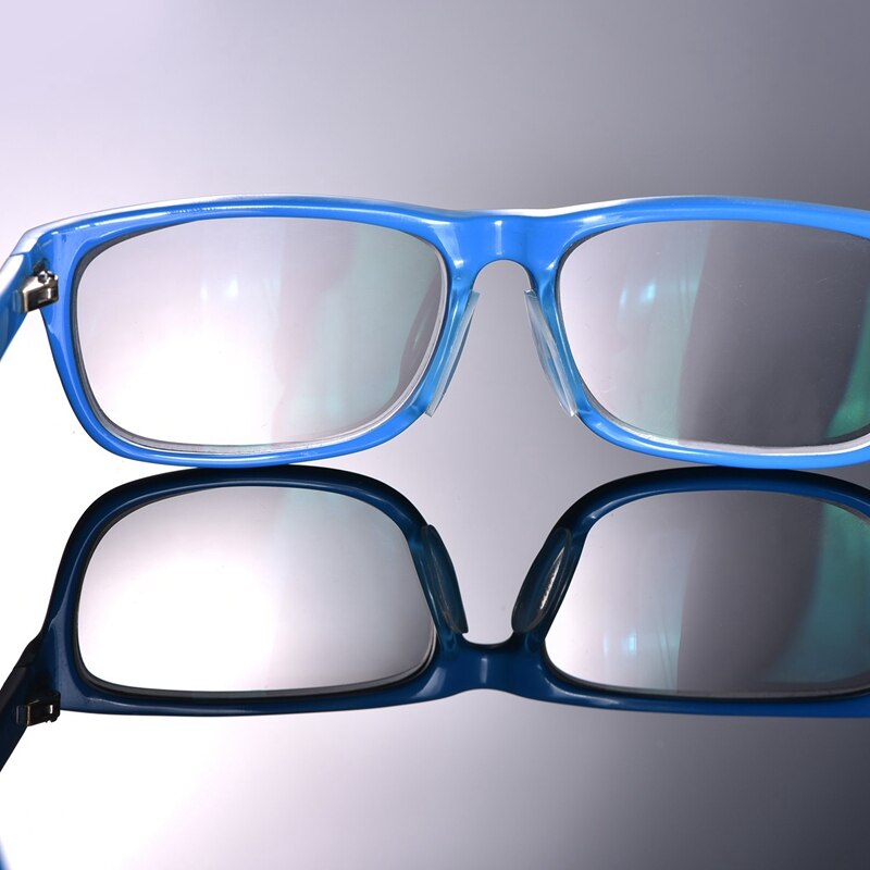 18 paar Brillen Nase Pads Gläser Klebstoff Silikon Anti-Unterhose Nosepads für Brillen Gläser Sonnenbrille (transparent, 1,5 Mm)
